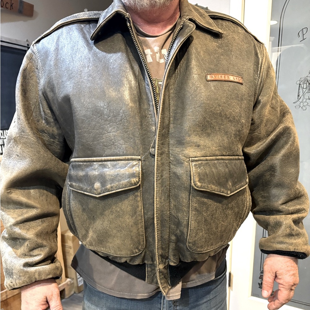 Avirex Type A-2 Genuine Leather Flight Jacket